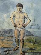 Man Standing,Hands on Hips Paul Cezanne